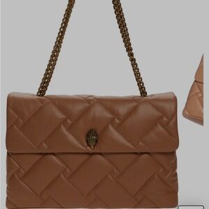 Kurt Geiger Tan Quilted Tote Bag